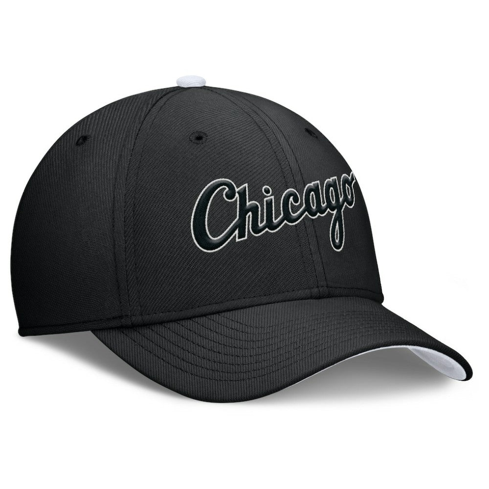 Chicago White Sox Primetime Rise Dri-FIT Flex Hat - Black | Nike
