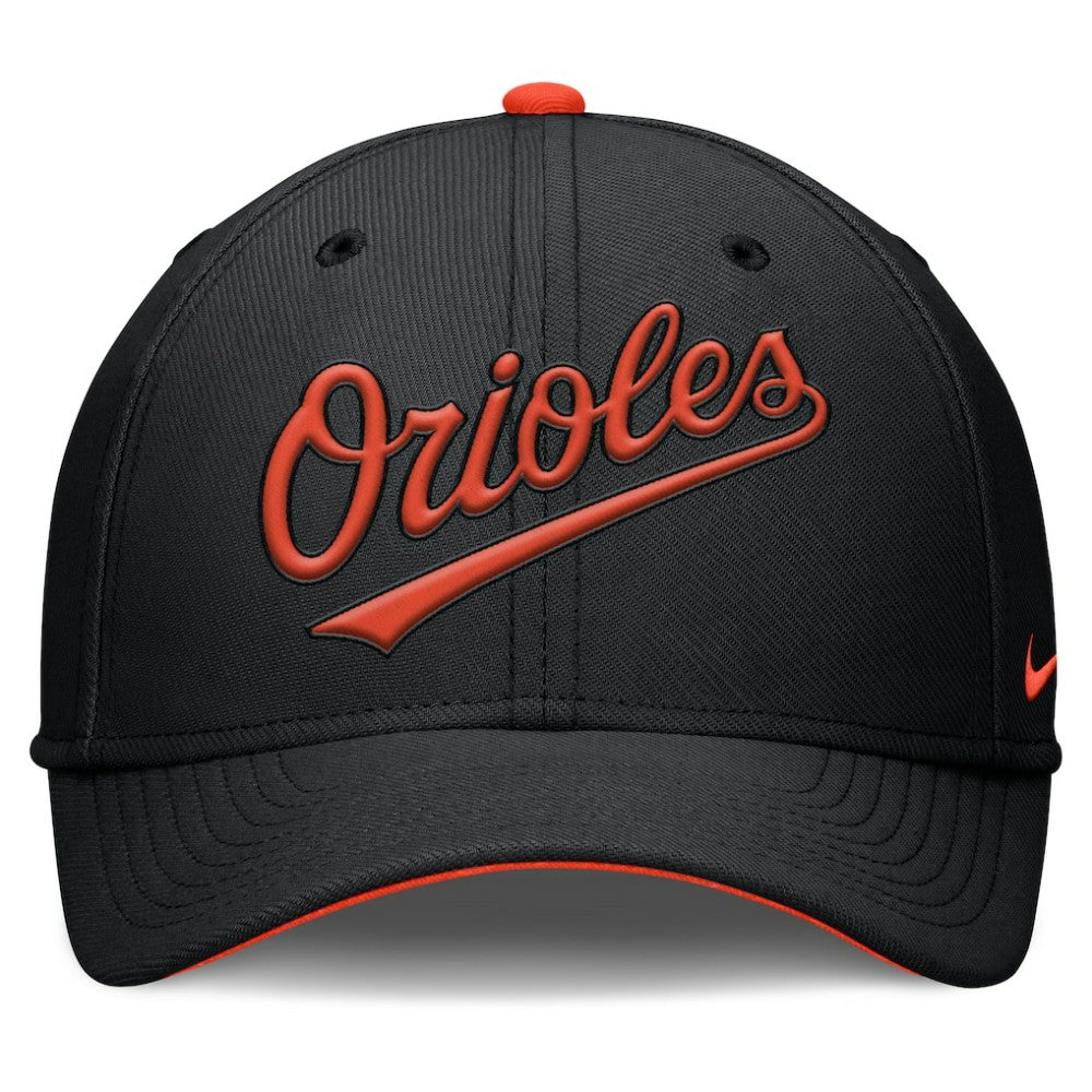 Baltimore Orioles Primetime Rise Dri-FIT Flex Hat - Black | Nike