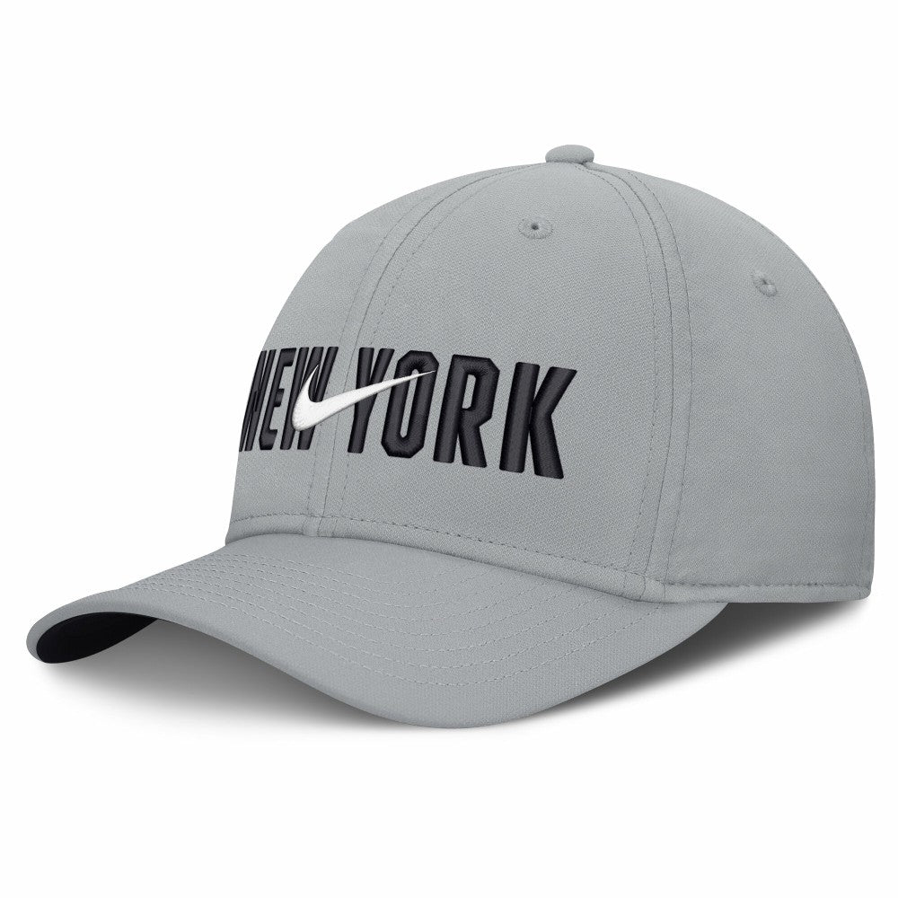 New York Yankees Primetime Rise Dri-FIT Flex Hat - Gray | Nike