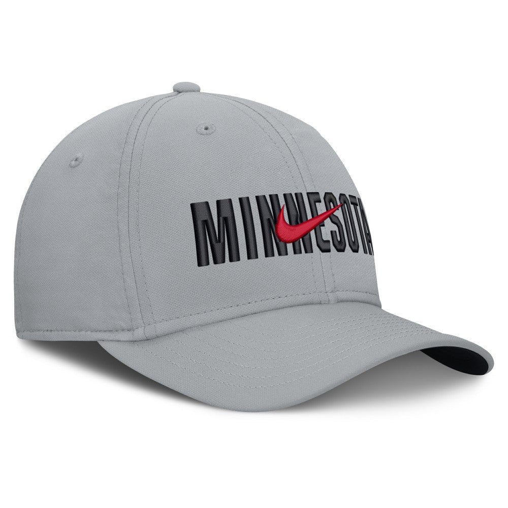 Minnesota Twins Primetime Rise Dri-FIT Flex Hat - Gray | Nike