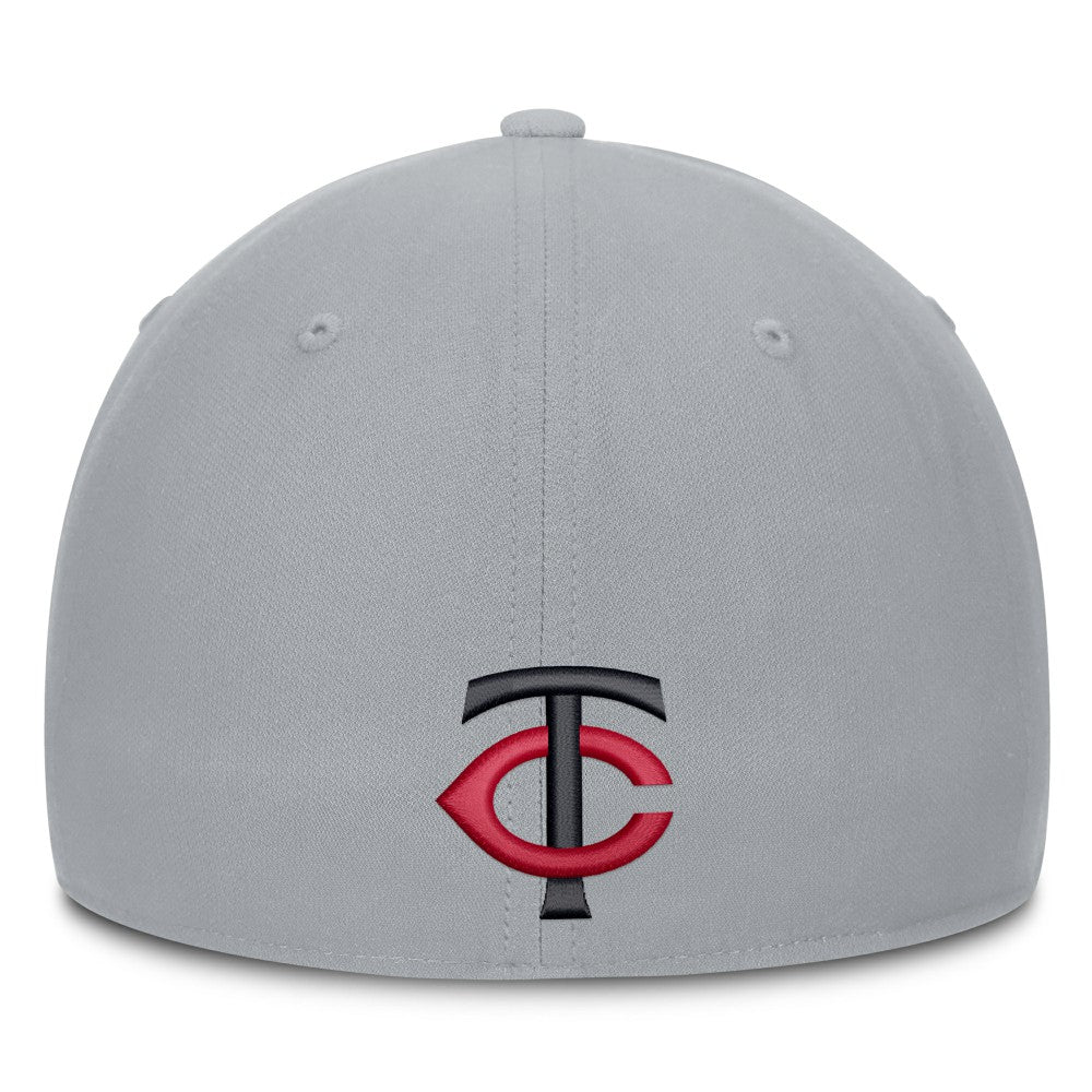 Minnesota Twins Primetime Rise Dri-FIT Flex Hat - Gray | Nike