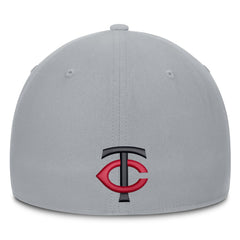Minnesota Twins Primetime Rise Dri-FIT Flex Hat - Gray | Nike