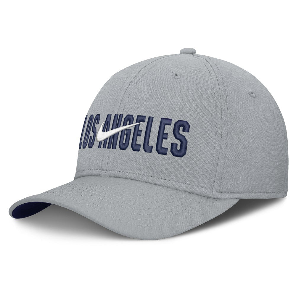 Los Angeles Dodgers Primetime Rise Dri-FIT Flex Hat - Gray | Nike