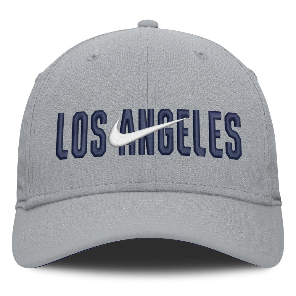 Los Angeles Dodgers Primetime Rise Dri-FIT Flex Hat - Gray | Nike