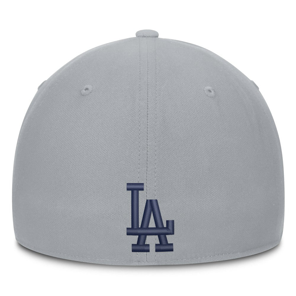 Los Angeles Dodgers Primetime Rise Dri-FIT Flex Hat - Gray | Nike