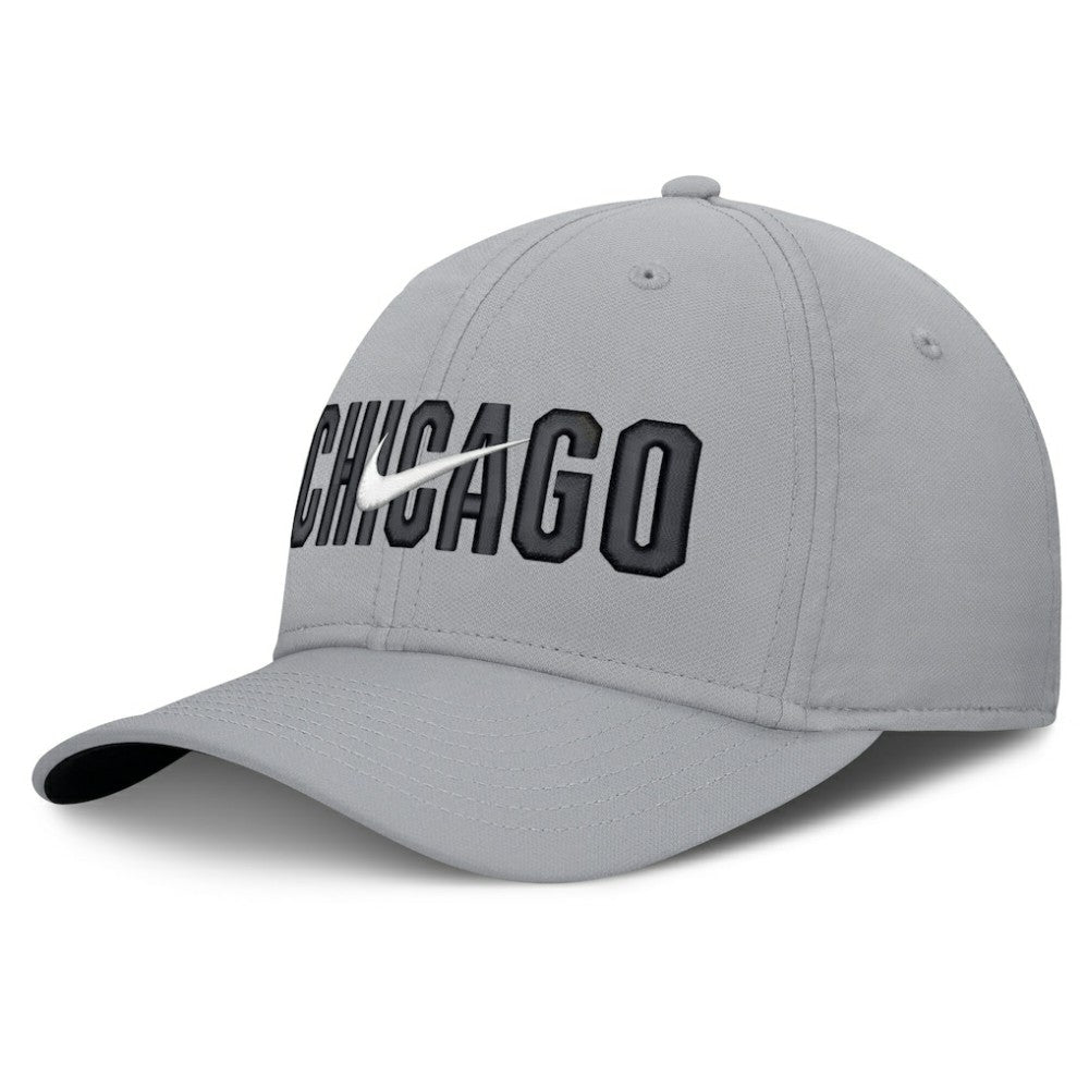 Chicago White Sox Primetime Rise Dri-FIT Flex Hat - Gray | Nike