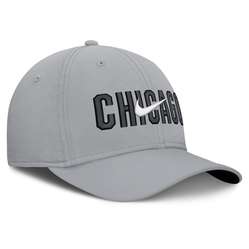 Chicago White Sox Primetime Rise Dri-FIT Flex Hat - Gray | Nike