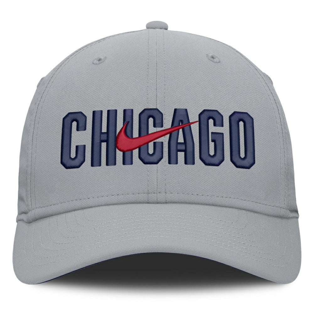 Chicago Cubs Primetime Rise Dri-FIT Flex Hat - Gray | Nike