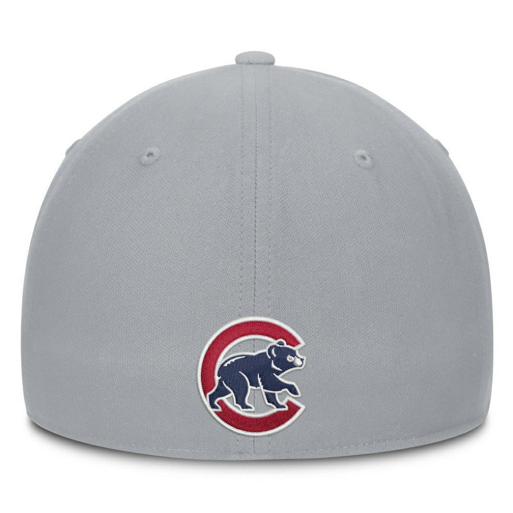 Chicago Cubs Primetime Rise Dri-FIT Flex Hat - Gray | Nike