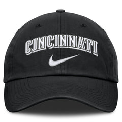 Cincinnati Reds Primetime Club Adjustable Hat - Black | Nike