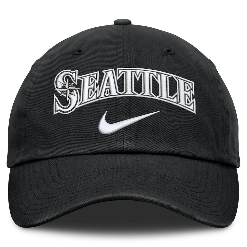 Seattle Mariners Primetime Club Adjustable Hat - Black | Nike