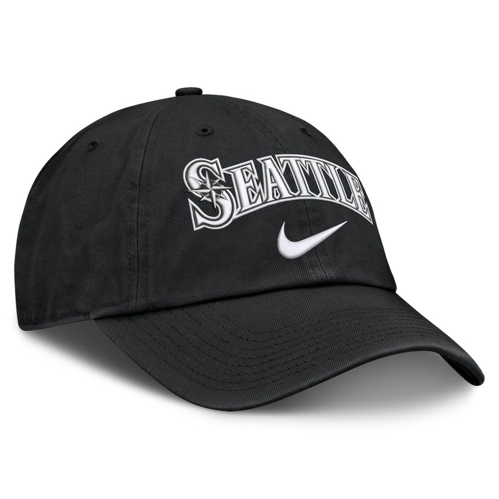 Seattle Mariners Primetime Club Adjustable Hat - Black | Nike