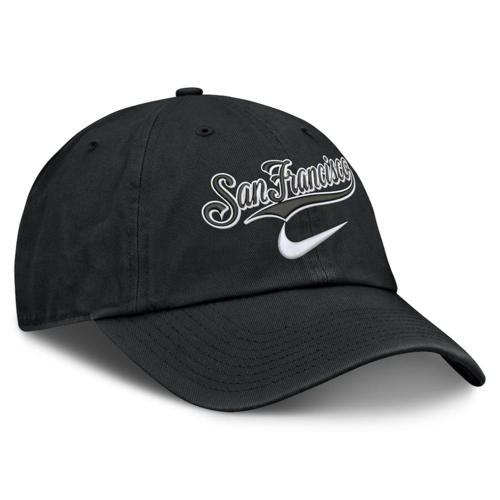 San Francisco Giants Primetime Club Adjustable Hat - Black | Nike