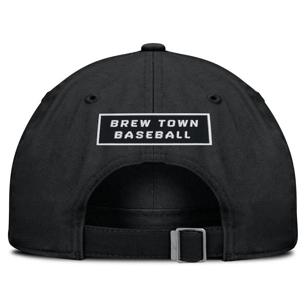 Milwaukee Brewers Primetime Club Adjustable Hat - Black | Nike