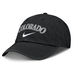 Colorado Rockies Primetime Club Adjustable Hat - Black | Nike