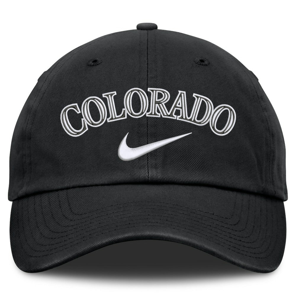 Colorado Rockies Primetime Club Adjustable Hat - Black | Nike