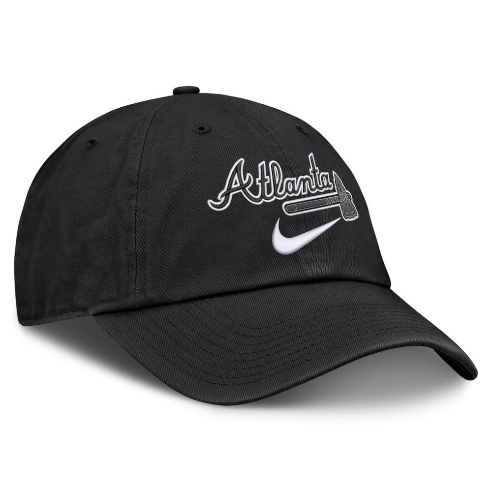 Atlanta Braves Primetime Club Adjustable Hat - Black | Nike
