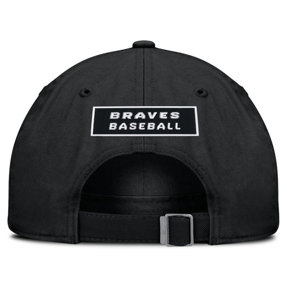 Atlanta Braves Primetime Club Adjustable Hat - Black | Nike