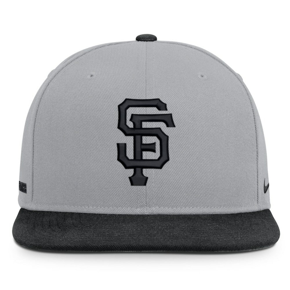 San Francisco Giants Primetime Pro Dri-FIT Snapback Hat - Gray/Black | Nike
