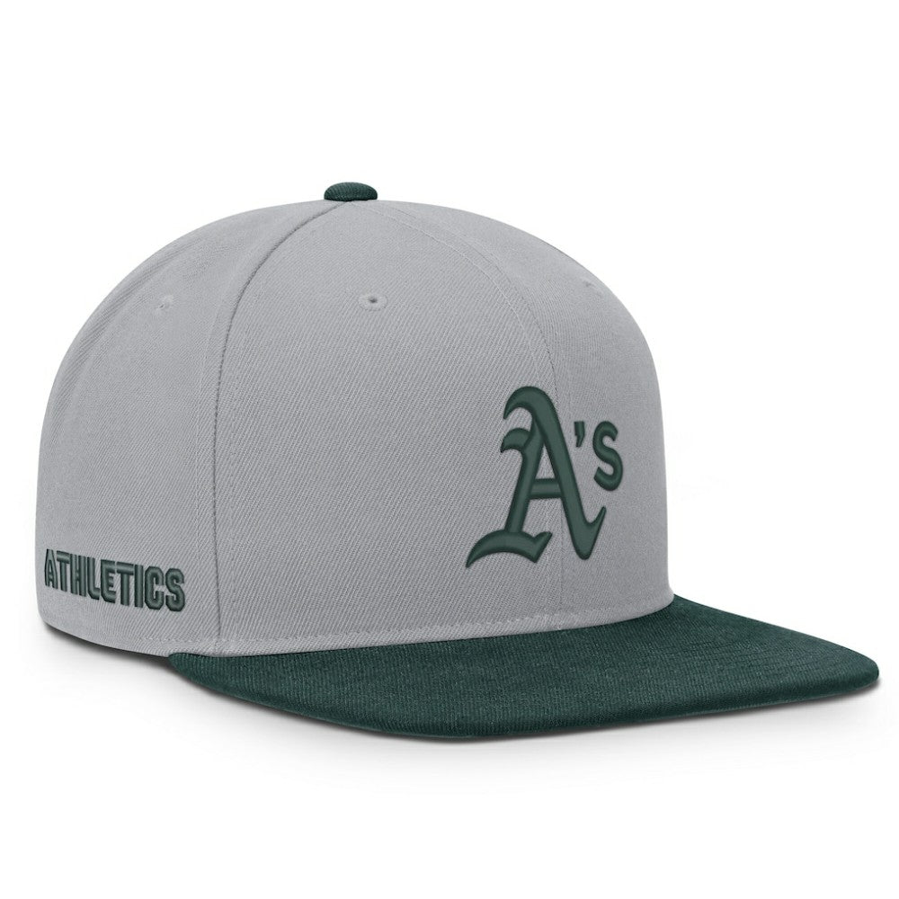 Athletics Primetime Pro Dri-FIT Snapback Hat - Gray/Green | Nike