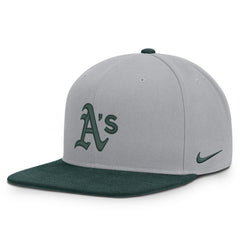 Athletics Primetime Pro Dri-FIT Snapback Hat - Gray/Green | Nike