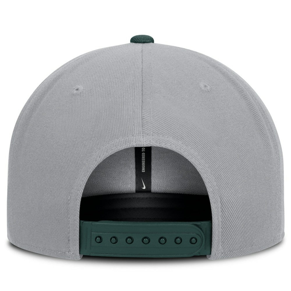 Athletics Primetime Pro Dri-FIT Snapback Hat - Gray/Green | Nike
