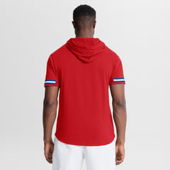 Philadelphia Phillies Optimal Play Hooded T-Shirt - Red