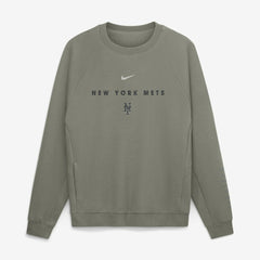 New York Mets Statement Primary Raglan Dri-FIT Sweatshirt - Olive | Nike