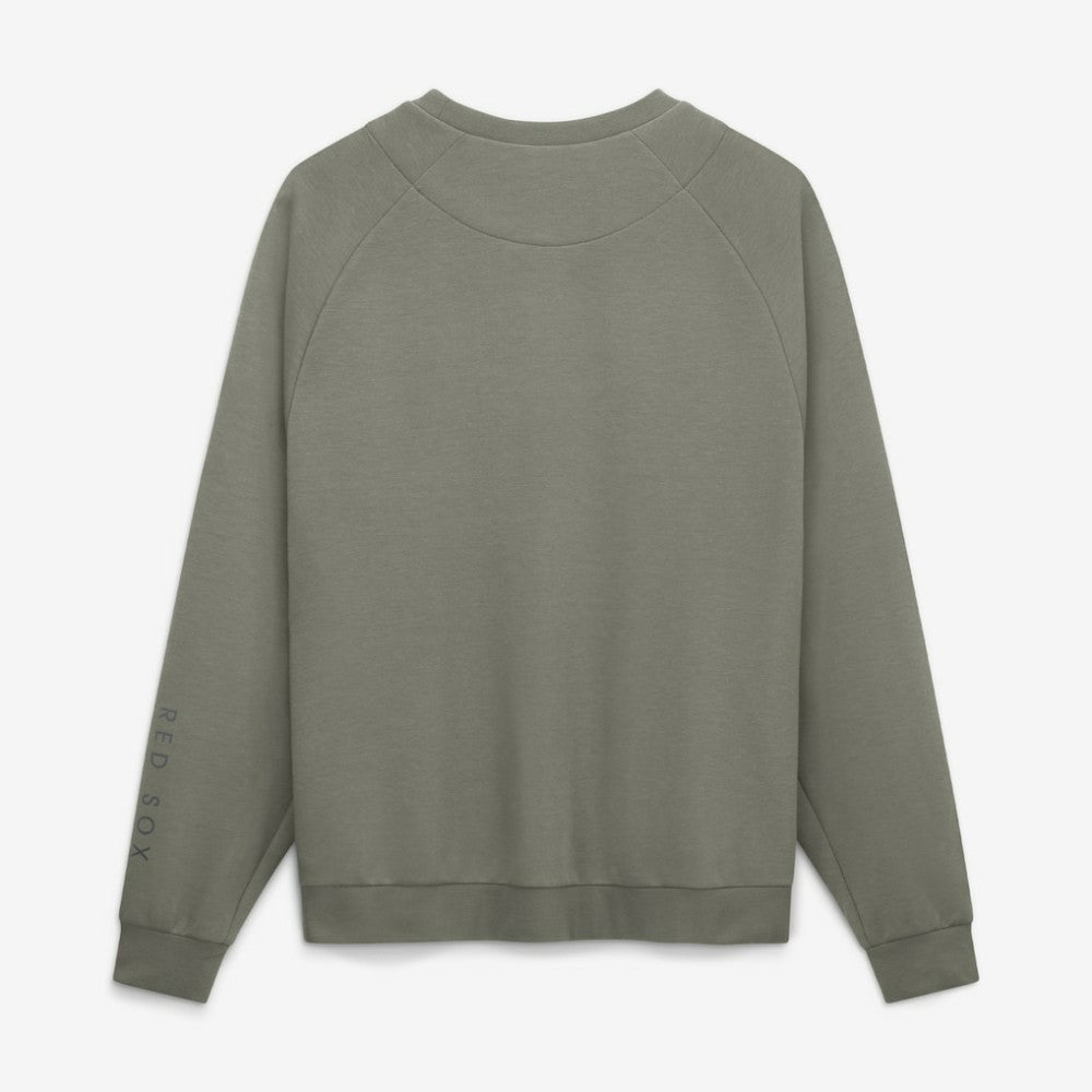Boston Red Sox Statement Primary Raglan Dri-FIT Sweatshirt - Olive | Nike