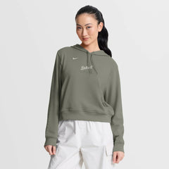 Detroit Tigers Women's One Tri-Blend Dri-FIT Hoodie - Olive | Nike
