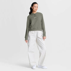 Detroit Tigers Women's One Tri-Blend Dri-FIT Hoodie - Olive | Nike