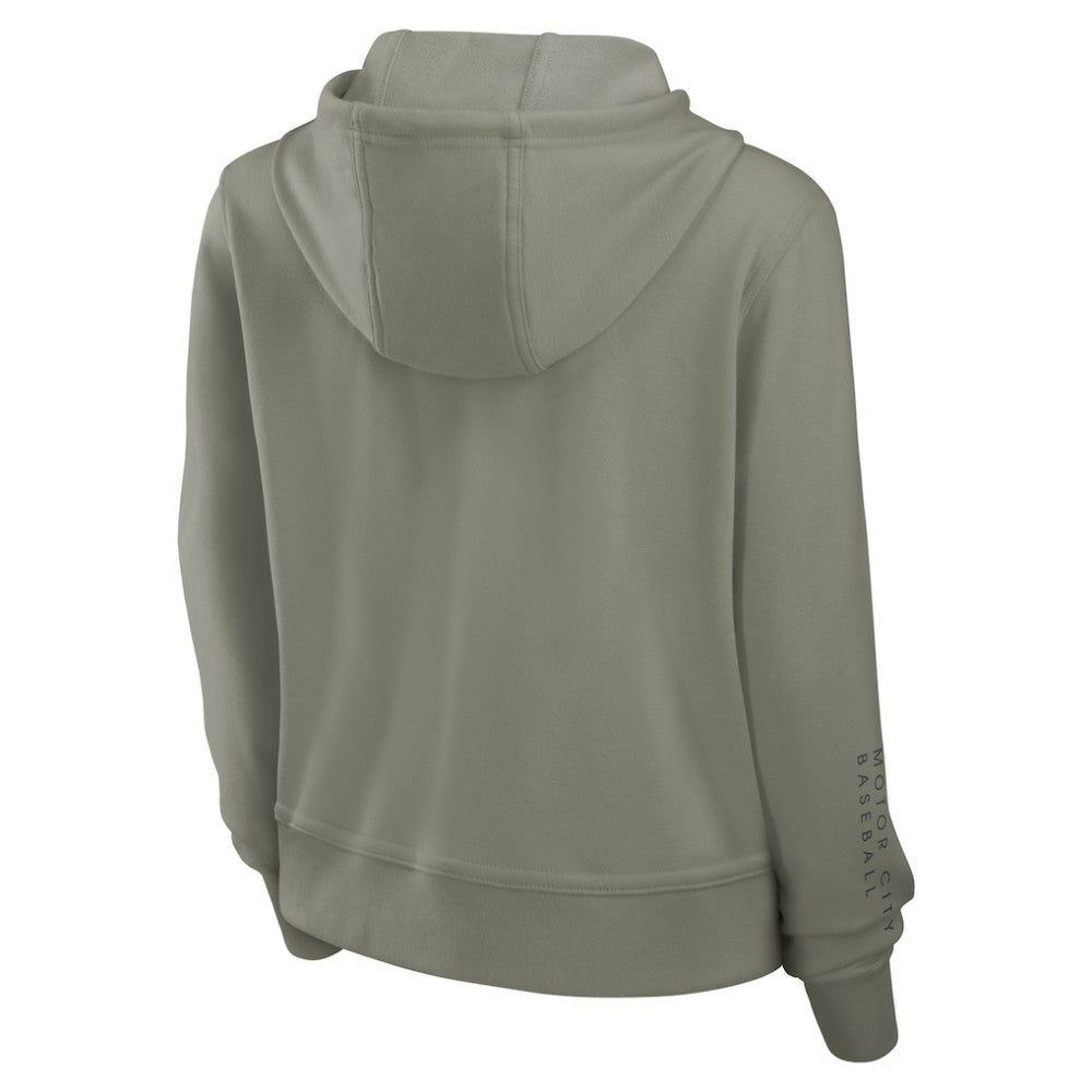 Detroit Tigers Women's One Tri-Blend Dri-FIT Hoodie - Olive | Nike