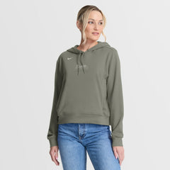 Atlanta Braves Women's One Tri-Blend Dri-FIT Hoodie - Olive | Nike