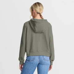 Atlanta Braves Women's One Tri-Blend Dri-FIT Hoodie - Olive | Nike