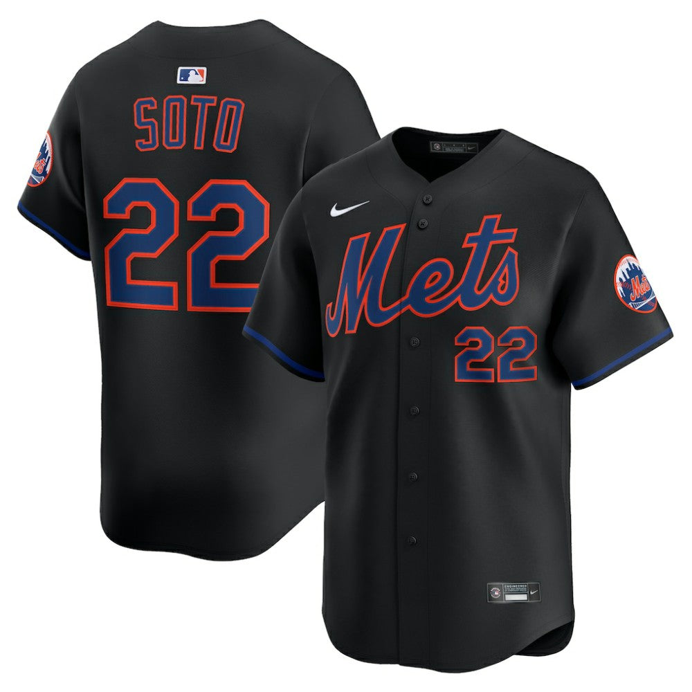 Juan Soto New York Mets Alternate Limited Jersey - Black | Nike