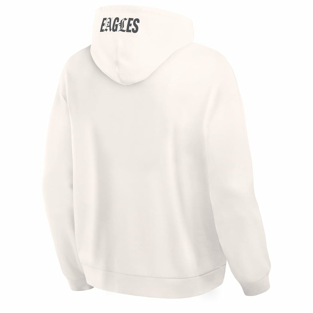 Philadelphia Eagles Oversized Type Play Location Hoodie - Cream sale