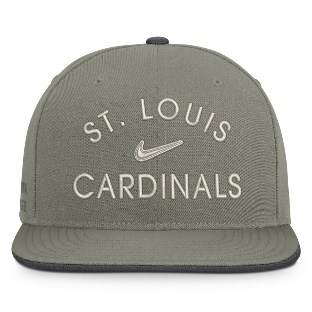 St. Louis Cardinals Pro Dri-FIT Snapback Hat - Olive | Nike