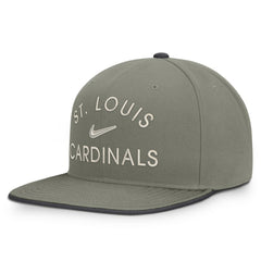 St. Louis Cardinals Pro Dri-FIT Snapback Hat - Olive | Nike