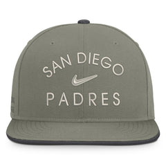 San Diego Padres Pro Dri-FIT Snapback Hat - Olive | Nike