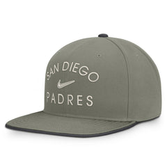San Diego Padres Pro Dri-FIT Snapback Hat - Olive | Nike