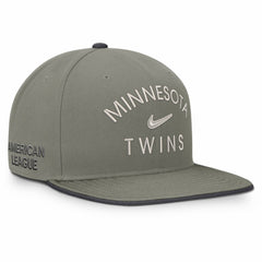 Minnesota Twins Pro Dri-FIT Snapback Hat - Olive | Nike