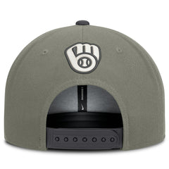 Milwaukee Brewers Pro Dri-FIT Snapback Hat - Olive | Nike