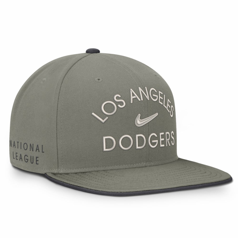 Los Angeles Dodgers Pro Dri-FIT Snapback Hat - Olive | Nike
