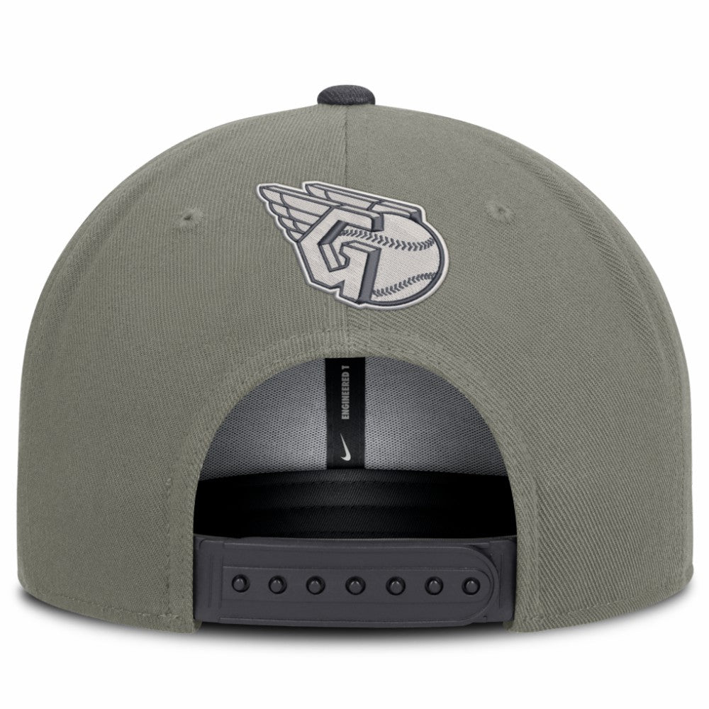 Cleveland Guardians Pro Dri-FIT Snapback Hat - Olive | Nike