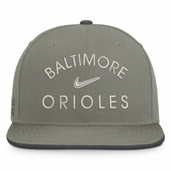 Baltimore Orioles Pro Dri-FIT Snapback Hat - Olive | Nike
