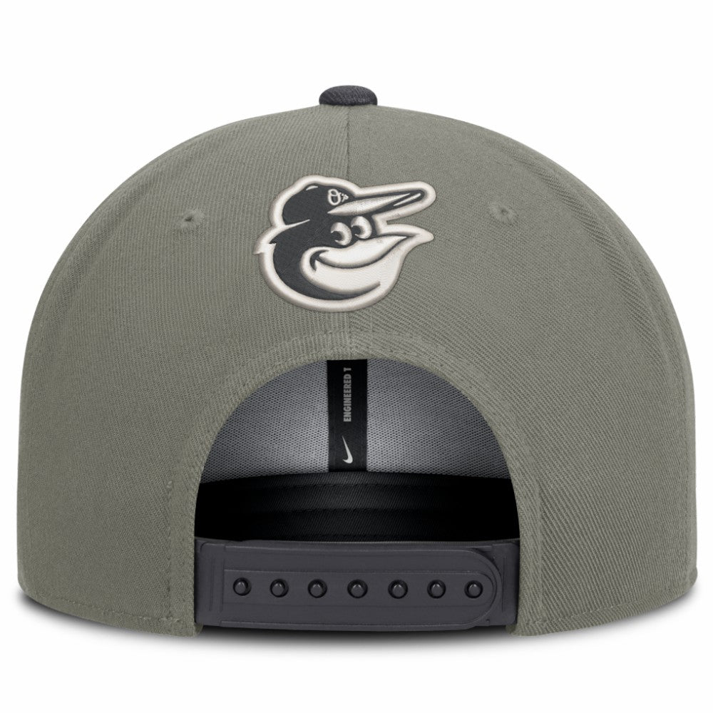 Baltimore Orioles Pro Dri-FIT Snapback Hat - Olive | Nike
