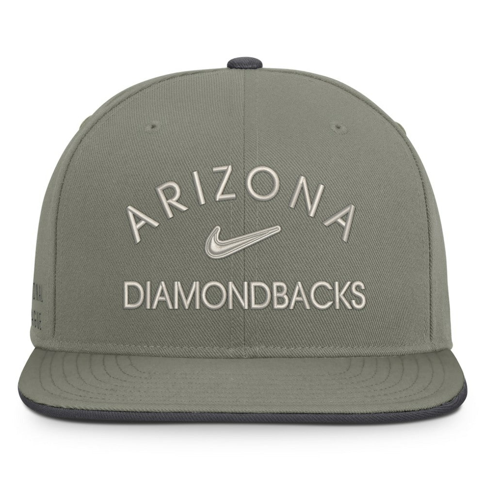 Arizona Diamondbacks Pro Dri-FIT Snapback Hat - Olive | Nike