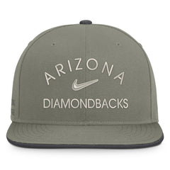 Arizona Diamondbacks Pro Dri-FIT Snapback Hat - Olive | Nike