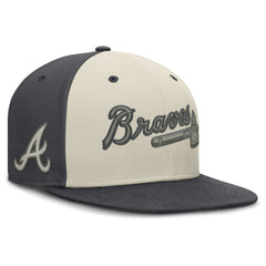 Atlanta Braves Dri-FIT True Fitted Hat - Cream | Nike