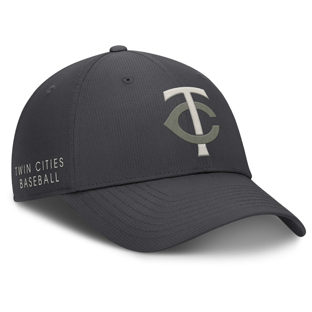 Minnesota Twins Club Dri-FIT Adjustable Hat - Anthracite | Nike